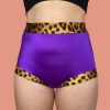 Happy Body Collective Purple Pussycat Hotpants front