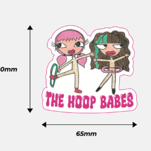 The Hoop Babes sticker